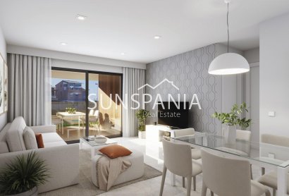 Obra nueva - Piso -
Puerto de Mazarron - Playa Negra