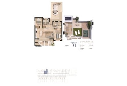 Obra nueva - Piso -
Pilar de la Horadada - La Torre De La Horadada