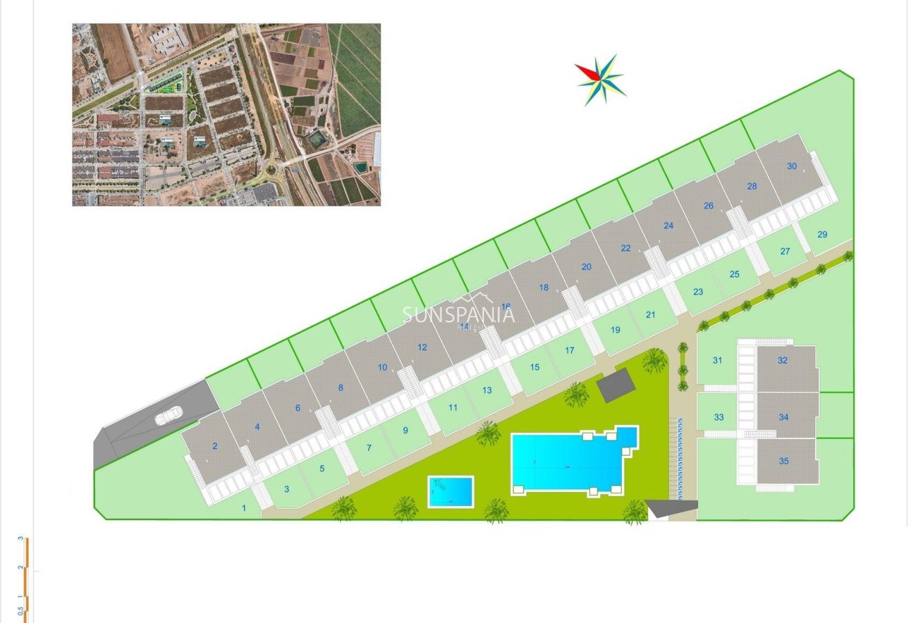 Obra nueva - Piso -
Pilar de la Horadada - pueblo