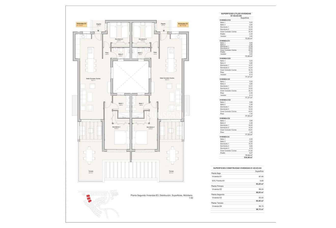 Obra nueva - Semi penthouse -
Mojacar - Playa De Macenas