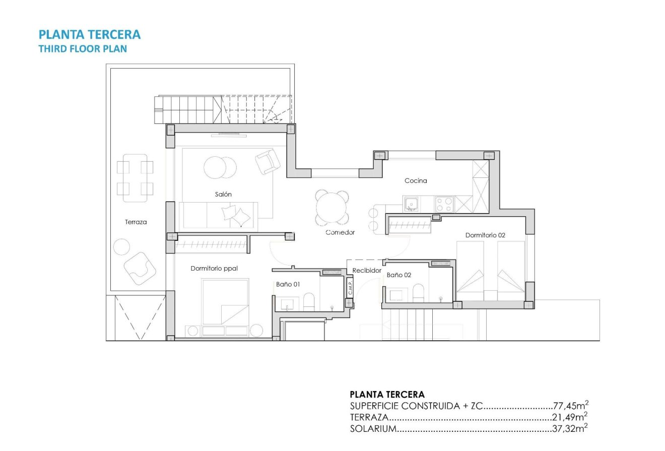 New Build - Penthouse -
Torre Pacheco - Santa Rosalia Lake And Life Resort