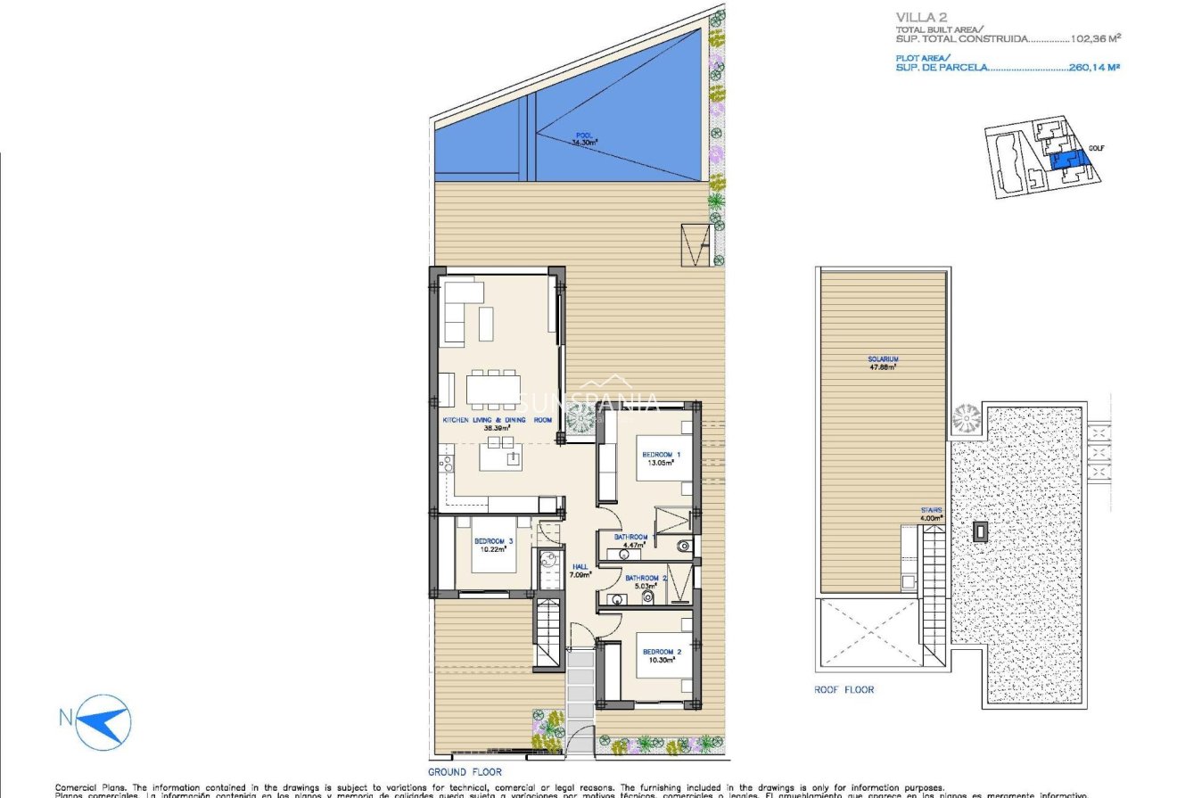 Obra nueva - Chalet -
Los Alcazares - Serena Golf
