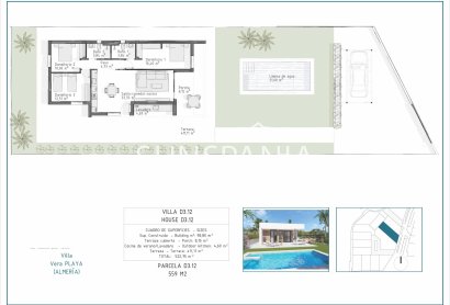 Obra nueva - Chalet -
Vera - Pueblo Salinas