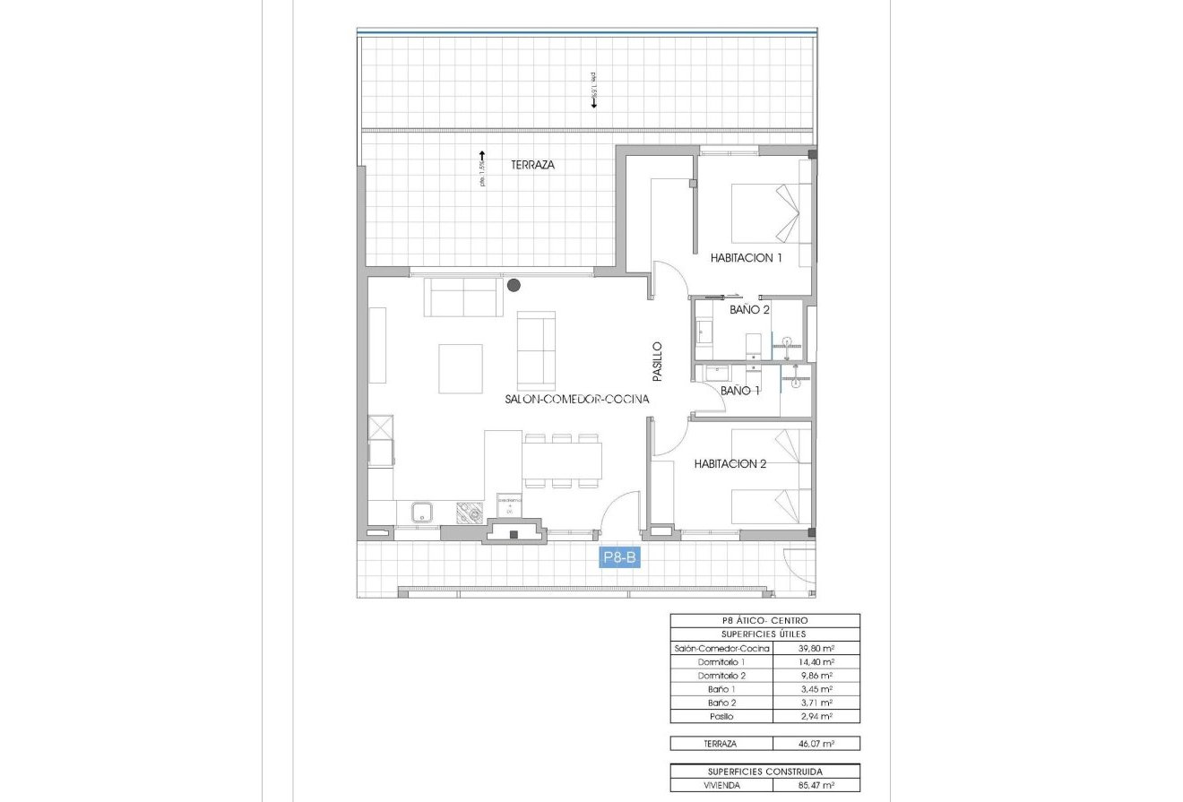 Obra nueva - Ático -
Villajoyosa - Cala de Finestrat