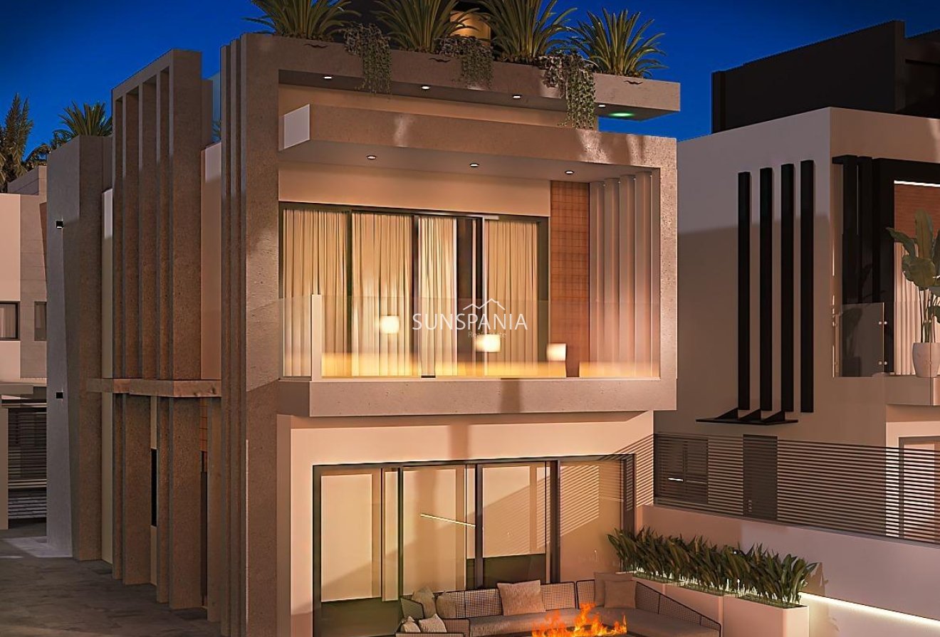 Obra nueva - Chalet -
Puerto de Mazarron - El Alamillo