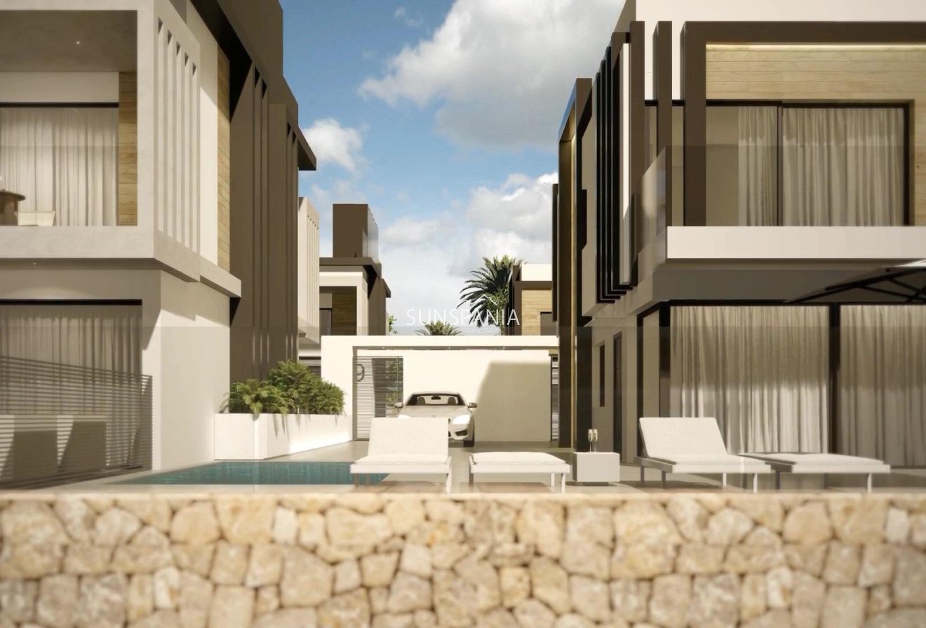 Obra nueva - Chalet -
Puerto de Mazarron - El Alamillo