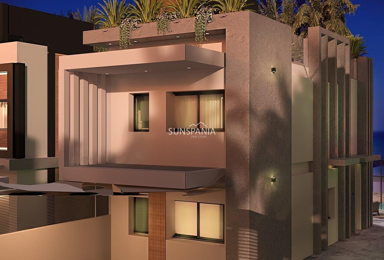 Obra nueva - Chalet -
Puerto de Mazarron - El Alamillo