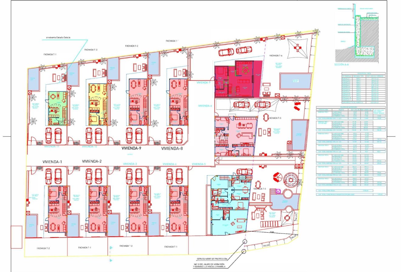 Obra nueva - Chalet -
Puerto de Mazarron - El Alamillo