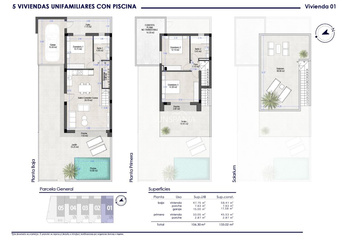 Obra nueva - Chalet -
San Pedro del Pinatar - Polideportivo