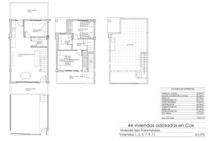Obra nueva - Adosado -
Cox - San Fernando