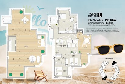 Obra nueva - Ático -
La Manga del Mar Menor - La Manga