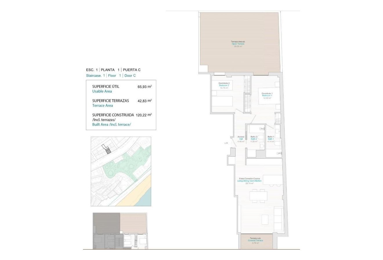 New Build - Apartment -
Villajoyosa - Pueblo