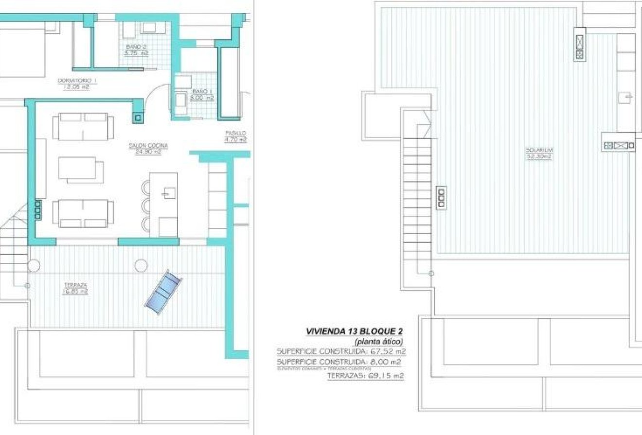 Nouvelle construction - Penthouse -
Torre Pacheco - Santa Rosalia Lake And Life Resort