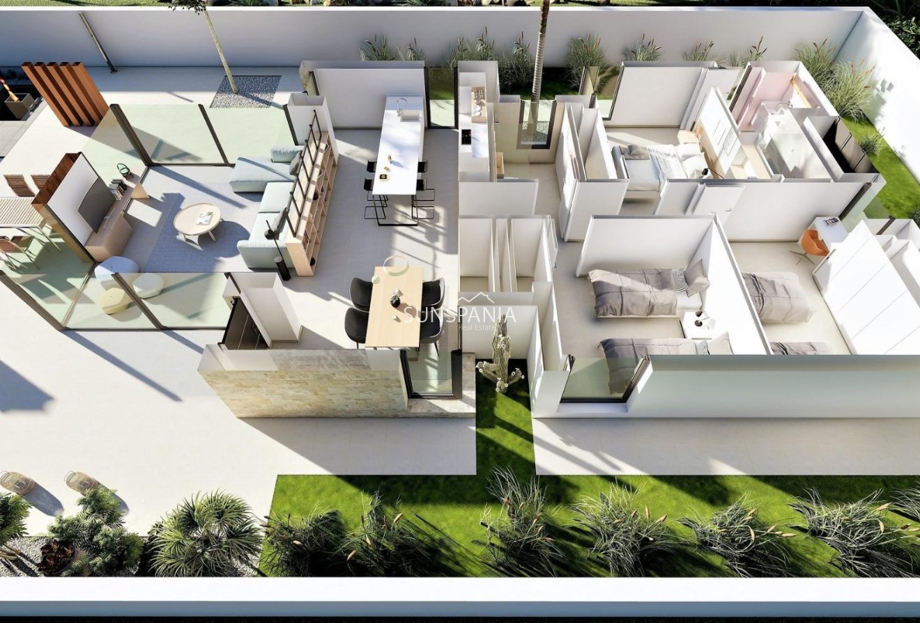 Obra nueva - Chalet -
San Fulgencio - El Oasis