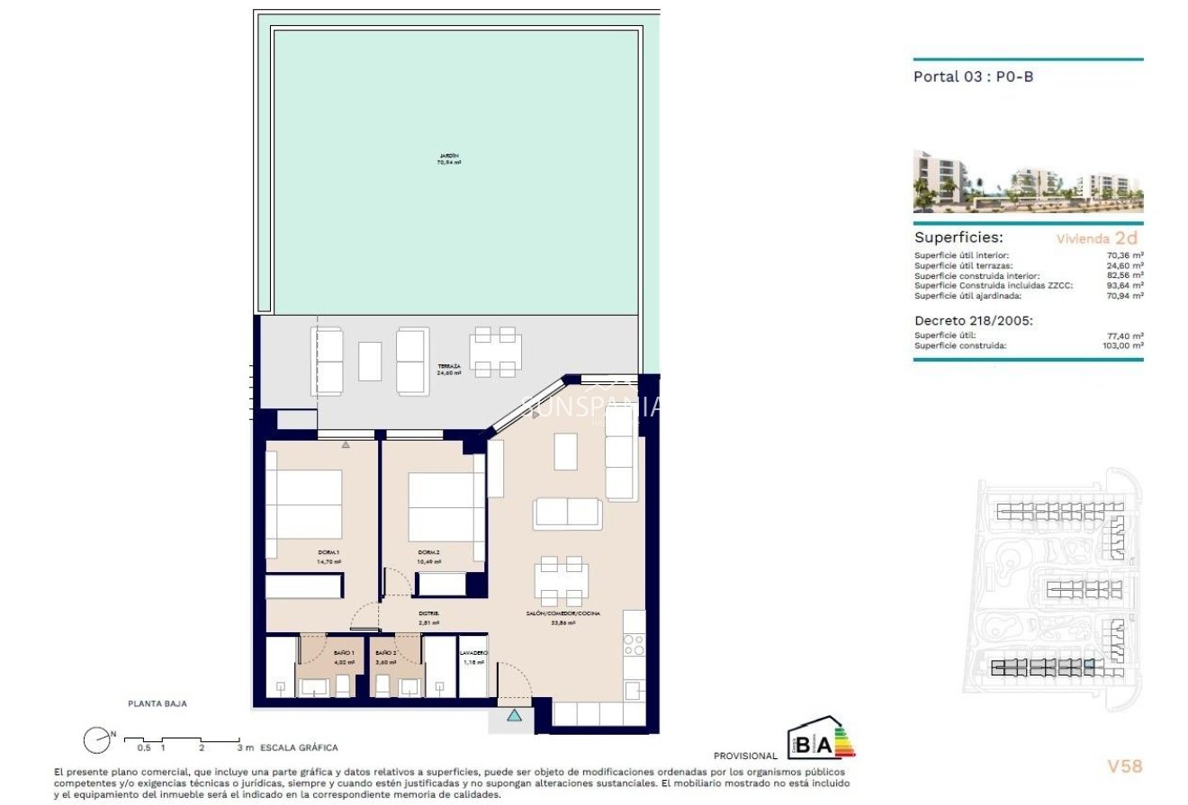 New Build - Ground floor apartment -
Almerimar