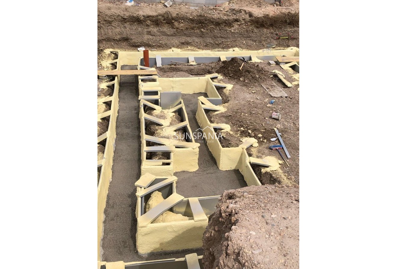 Obra nueva - Chalet -
Puerto de Mazarron - El Alamillo