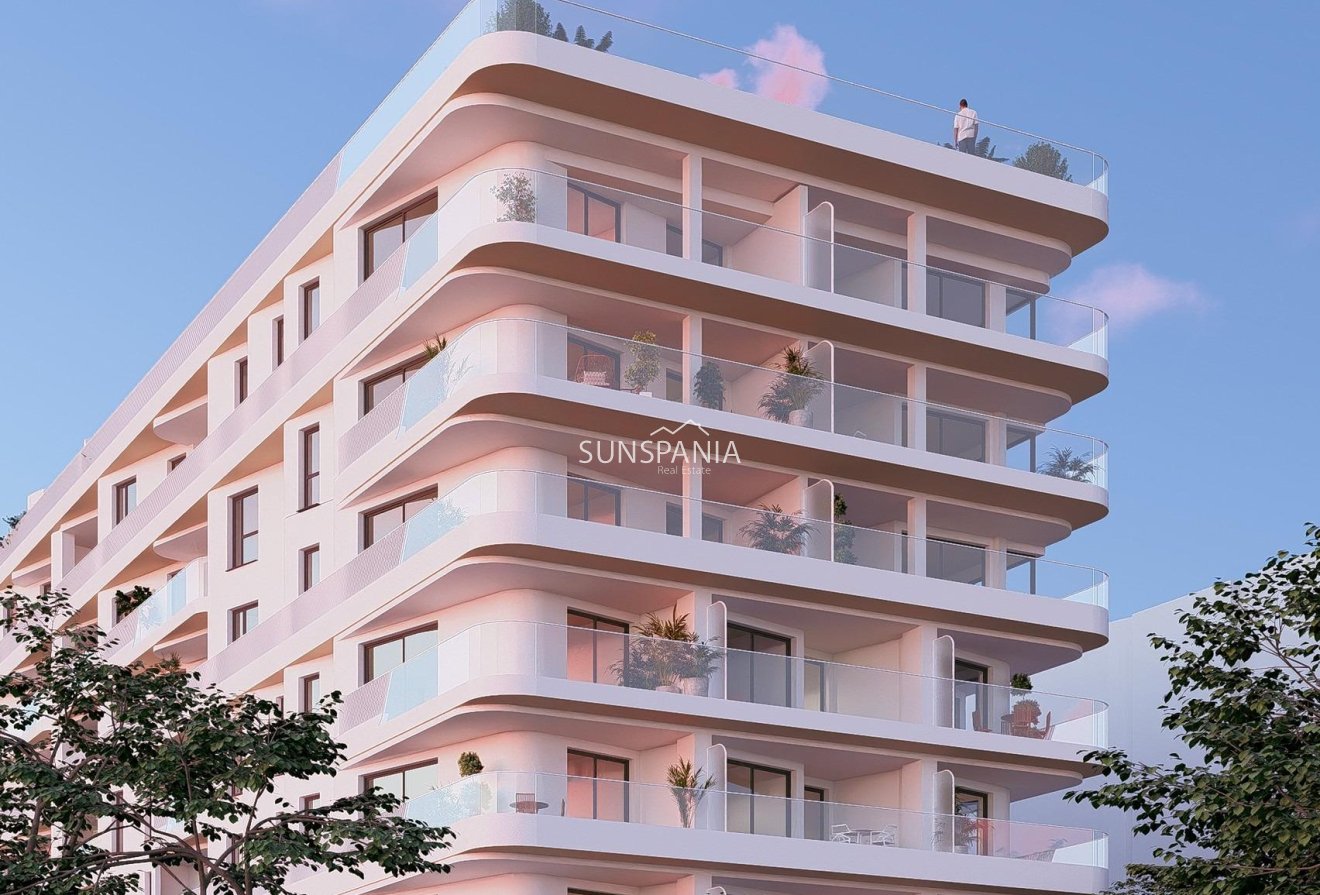 Obra nueva - Ground floor apartment -
Villajoyosa - La Tellerola