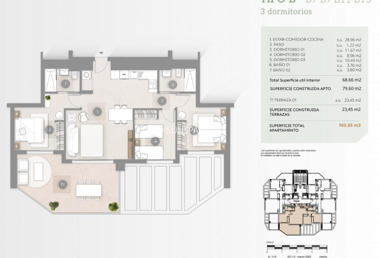 Obra nueva - Piso -
Calpe - Playa Cantal Roig