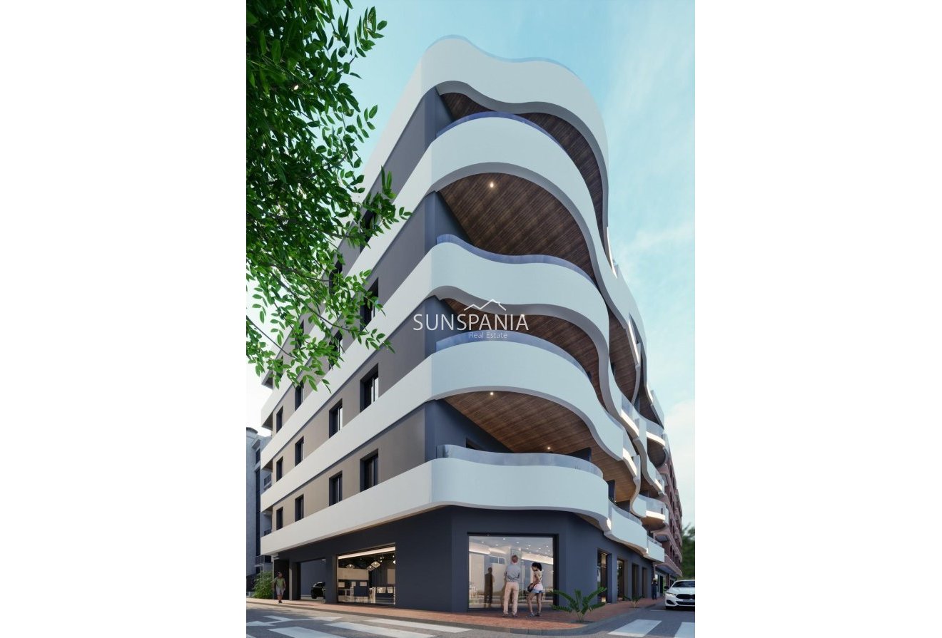 Obra nueva - Piso -
Torrevieja - Habaneras