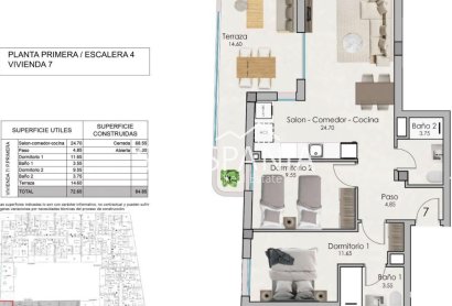 Obra nueva - Piso -
Santa Pola - Estacion de autobuses