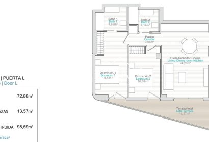 Obra nueva - Piso -
Villajoyosa - La Tellerola