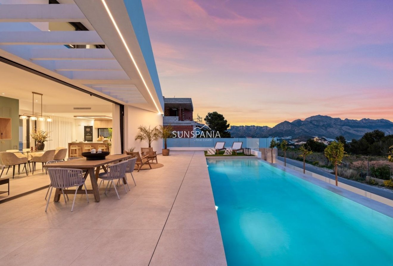 Obra nueva - Chalet -
Polop - Urbanizaciones