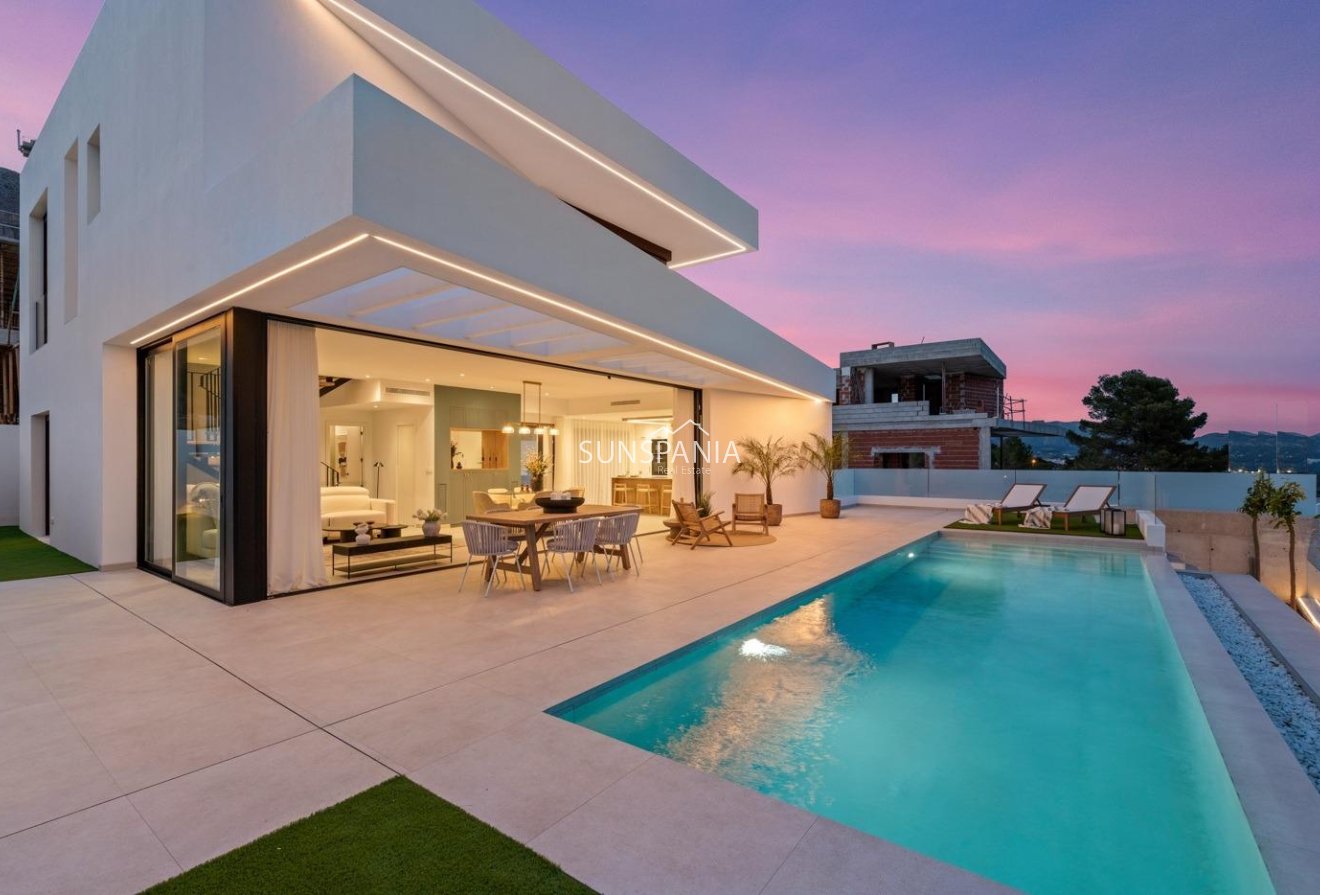 Obra nueva - Chalet -
Polop - Urbanizaciones