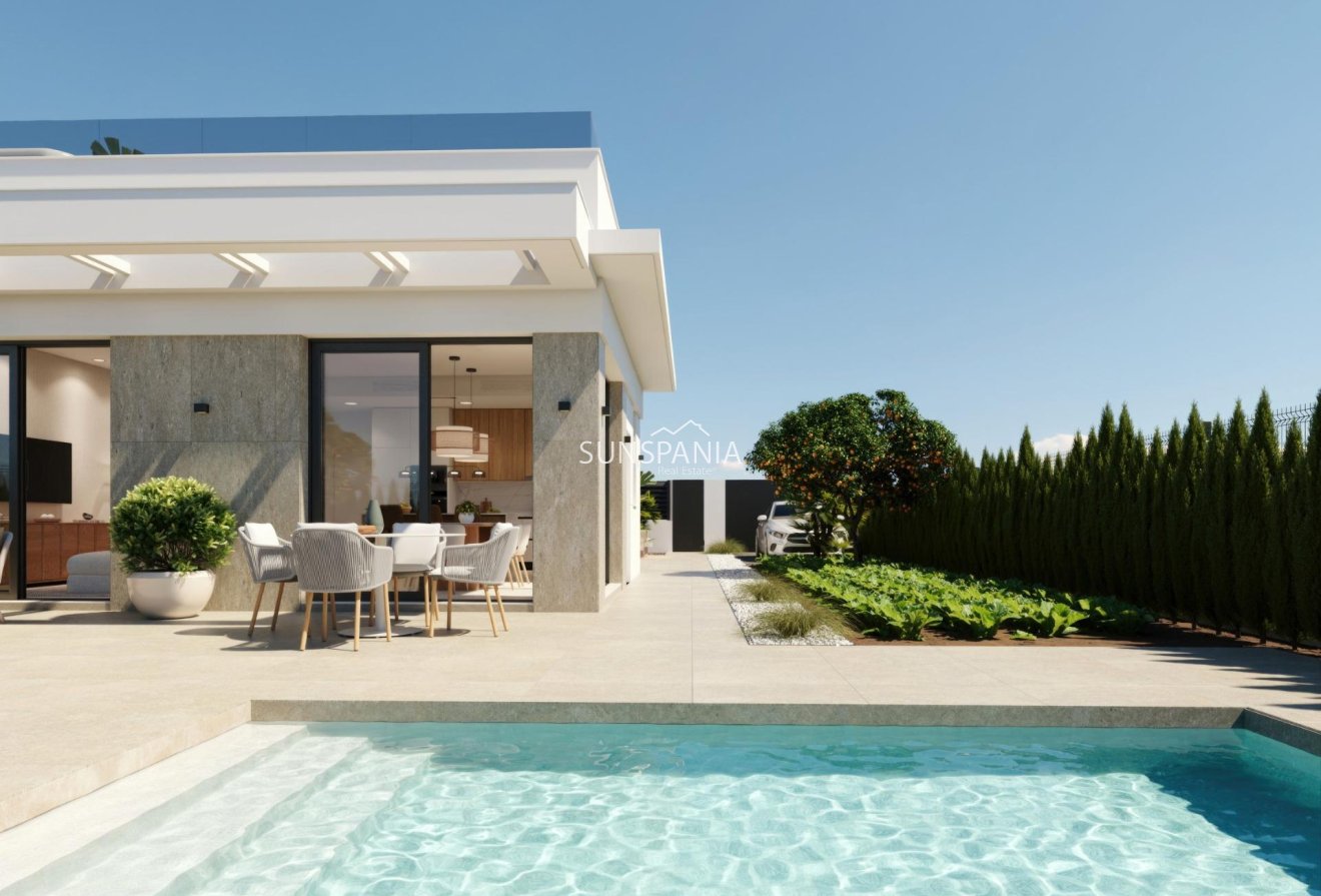 Obra nueva - Chalet -
Fuente Álamo - Hacienda Del Álamo Golf