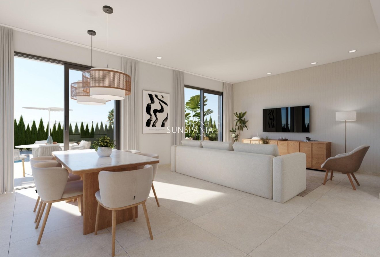 Obra nueva - Chalet -
Fuente Álamo - Hacienda Del Álamo Golf