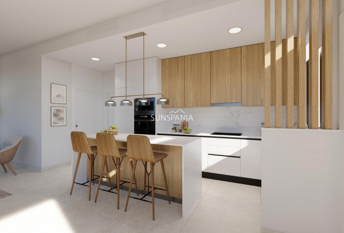 Obra nueva - Chalet -
Fuente Álamo - Hacienda Del Álamo Golf