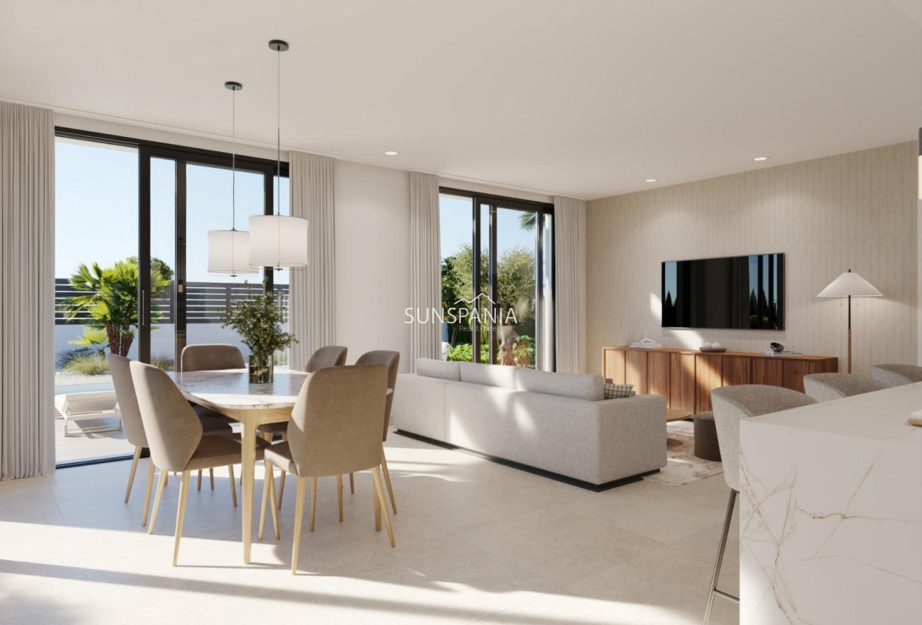 Obra nueva - Chalet -
Fuente Álamo - Hacienda Del Álamo Golf