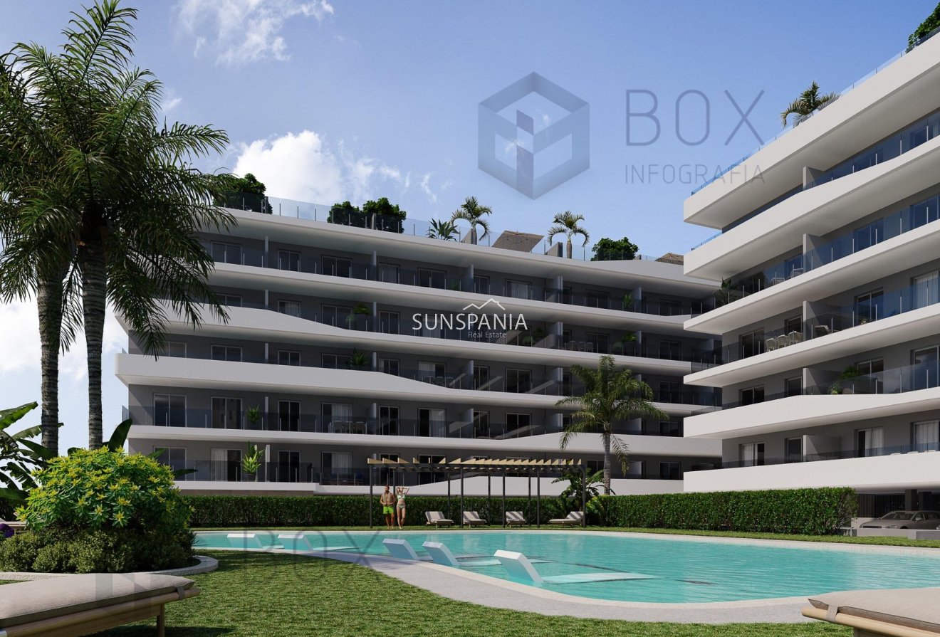 Obra nueva - Piso -
Santa Pola - Playa Tamarit