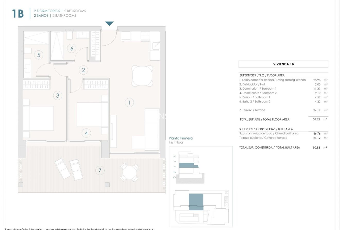 Nouvelle construction - Appartement -
Benijofar - Pueblo