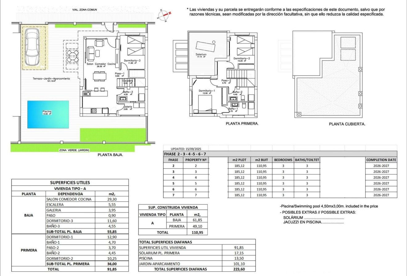 Obra nueva - Chalet -
Los Montesinos - La Herrada