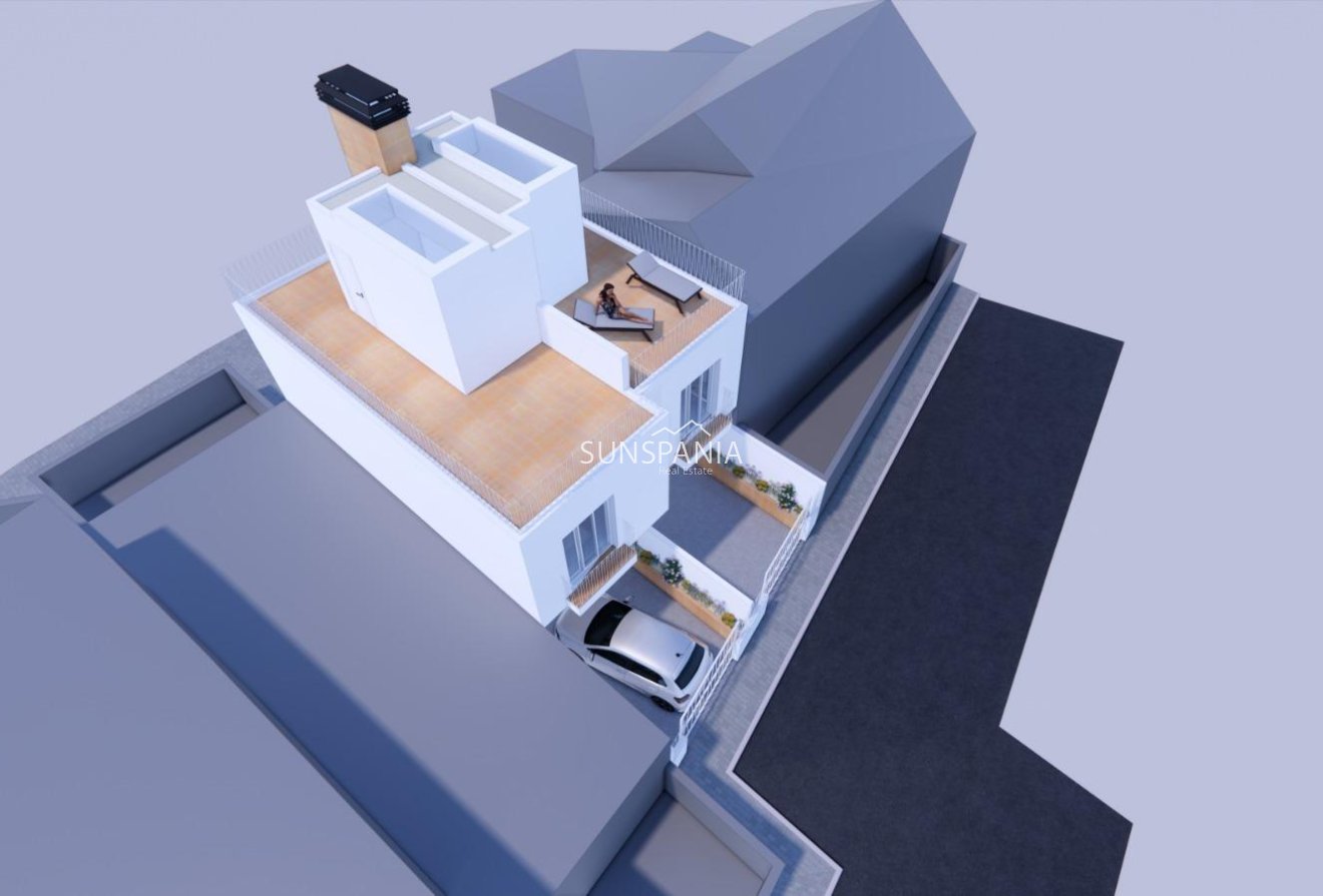 Obra nueva - Adosado -
Cartagena - La Azohía