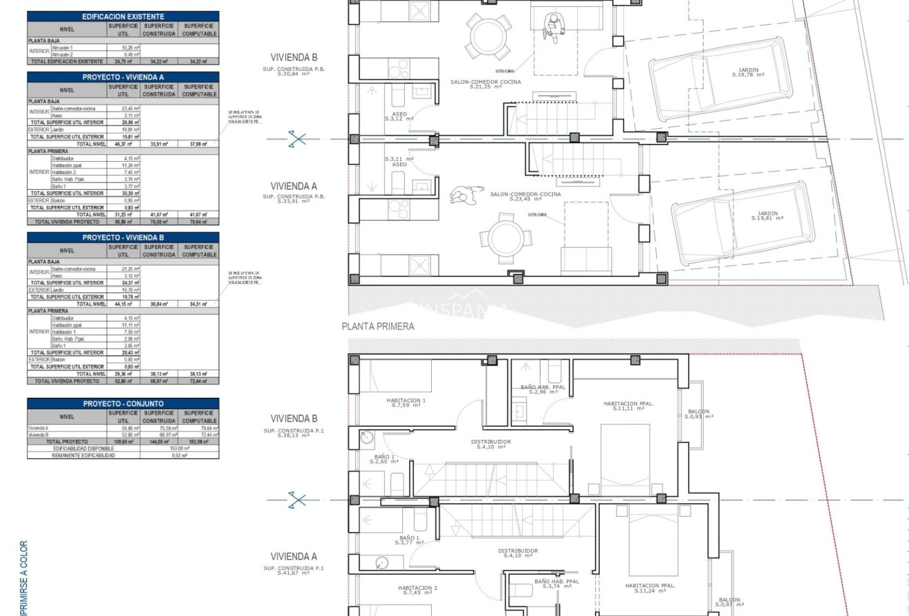 Obra nueva - Adosado -
Cartagena - La Azohía