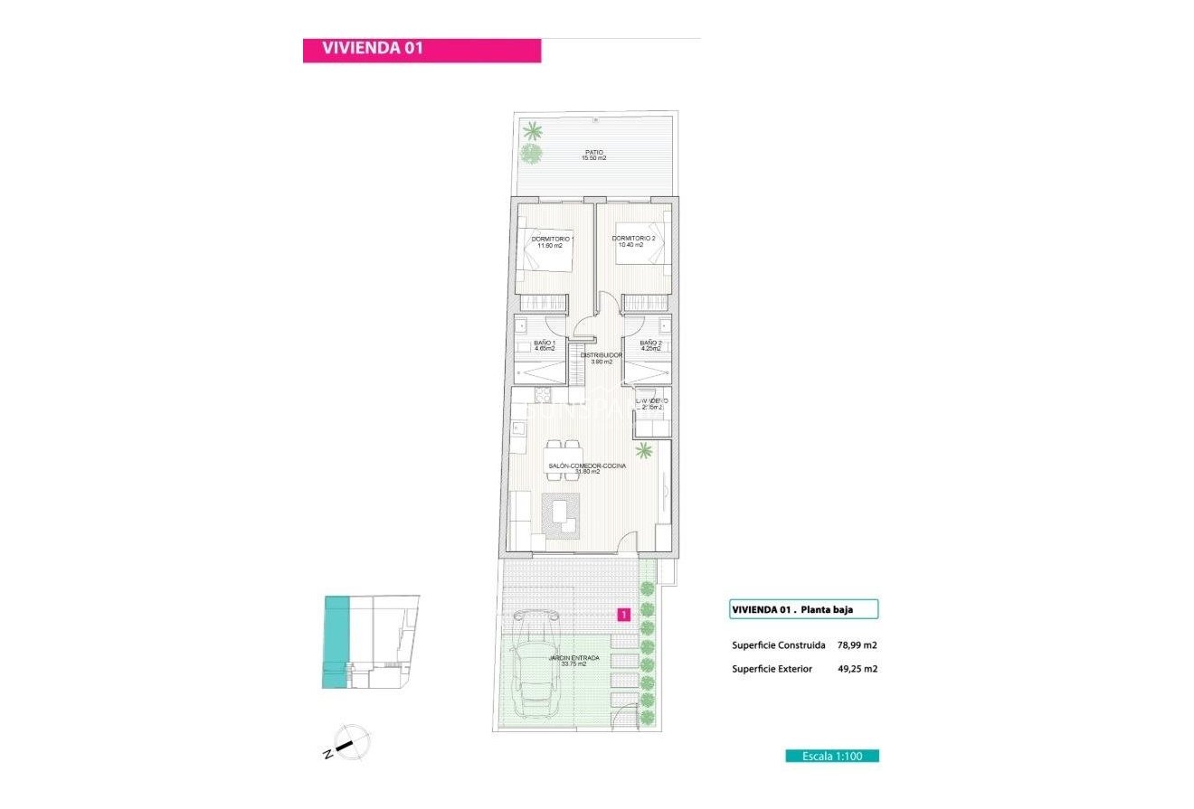 Nouvelle construction - Appartement -
San Pedro del Pinatar - Lo Pagan