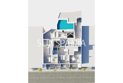 Obra nueva - Ático -
Torrevieja - Centro