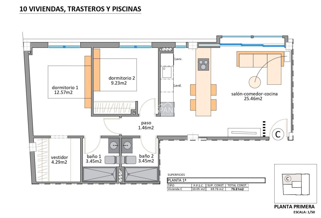 Obra nueva - Piso -
San Pedro del Pinatar - Lo Pagan