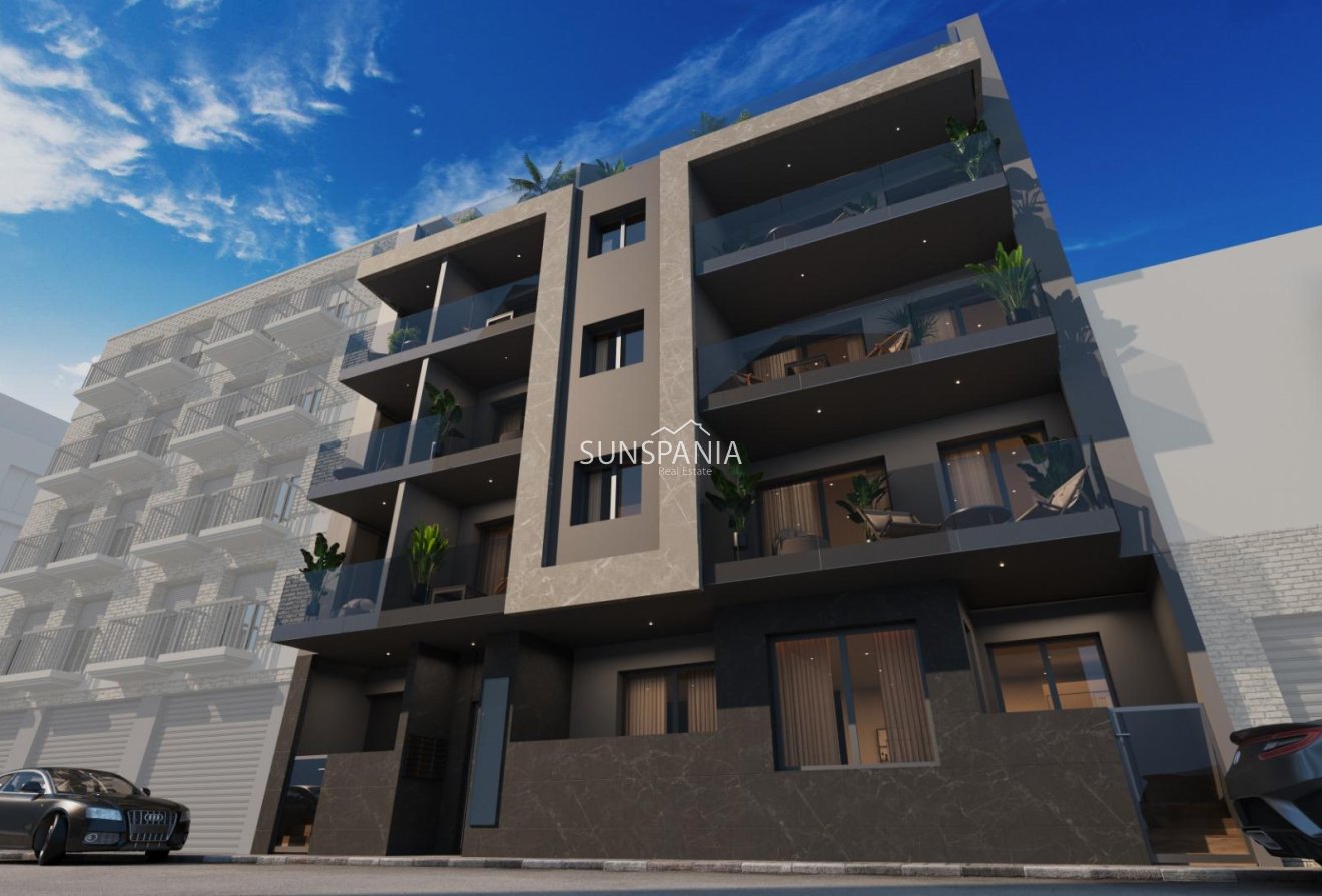 Obra nueva - Piso -
Torrevieja - Centro