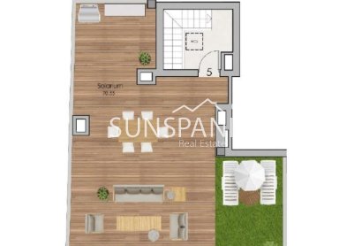 Obra nueva - Ático -
Santa Pola - Estacion de autobuses