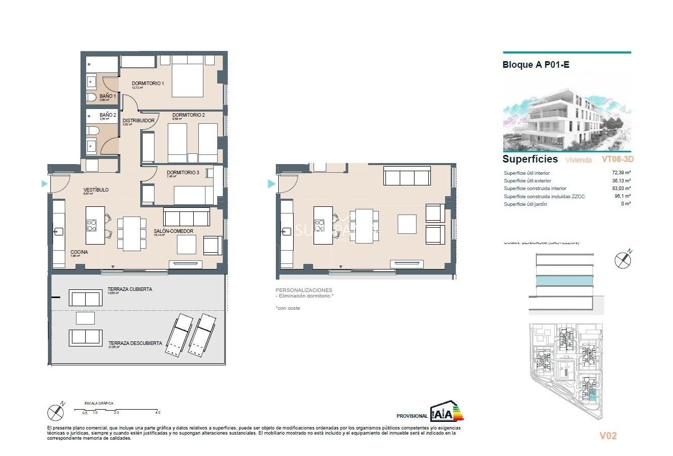 New Build - Apartment -
Benicassim - Almadraba