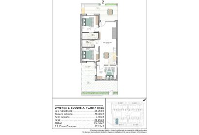 Obra nueva - Piso -
Torre Pacheco - San Cayetano