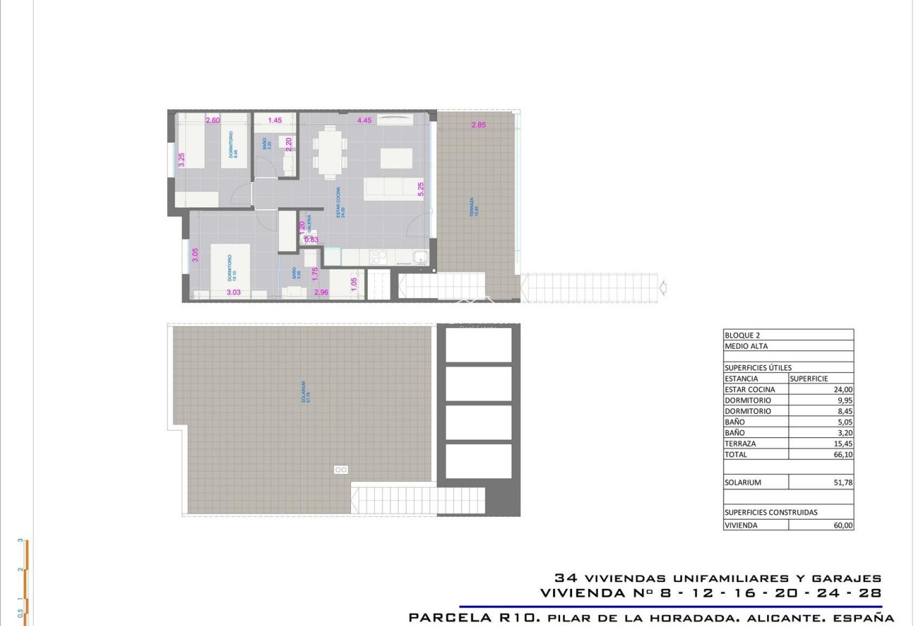 Obra nueva - Piso -
Pilar de la Horadada - pueblo