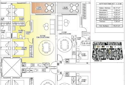 Obra nueva - Piso -
San Miguel de Salinas - Pueblo