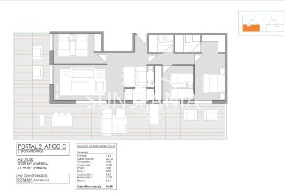 Obra nueva - Ático -
Jávea Xàbia - Pueblo