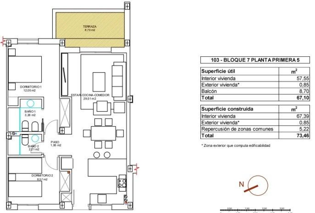 Obra nueva - Piso -
Vera - El Playazo