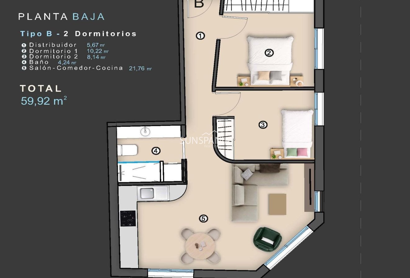 New Build - Apartment -
Torrevieja - Centro