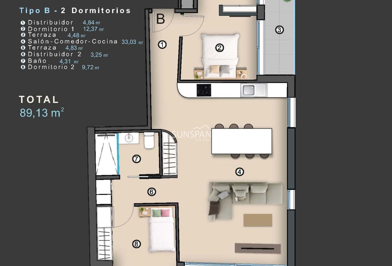 New Build - Apartment -
Torrevieja - Centro
