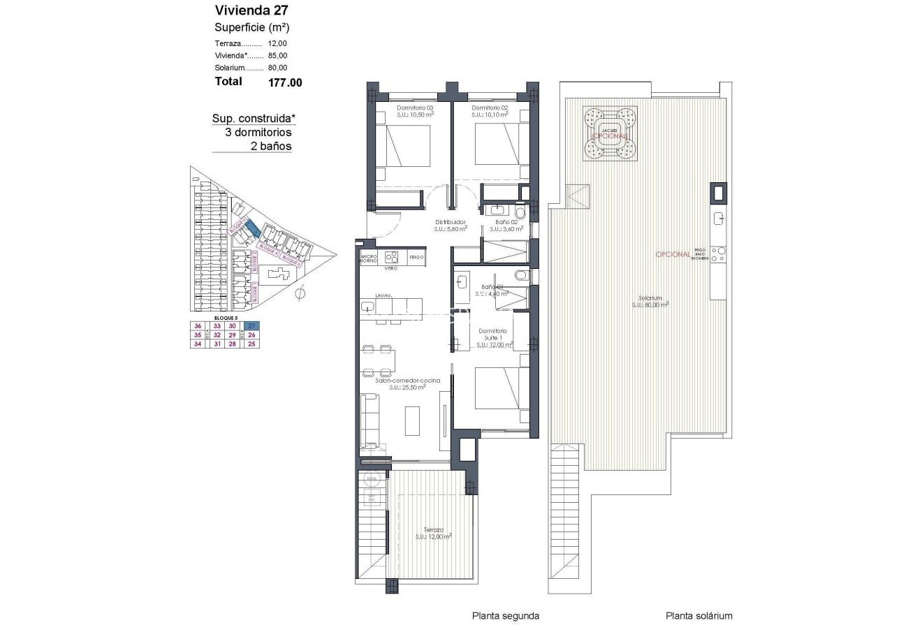 Obra nueva - Ático -
Los Alcazares - Serena Golf